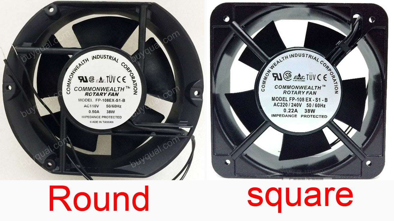 COMMONWEALTH FP-108EX-S1-B 220/240V 380V 110V Cooling Fan COMMONWEALTH FP-108EX-S1-B 220/240V 380V 110V Cooling Fan